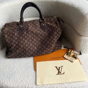 FIRM | Louis Vuitton Speedy Idle Mini Lin 30 with Lock Set and Receipt